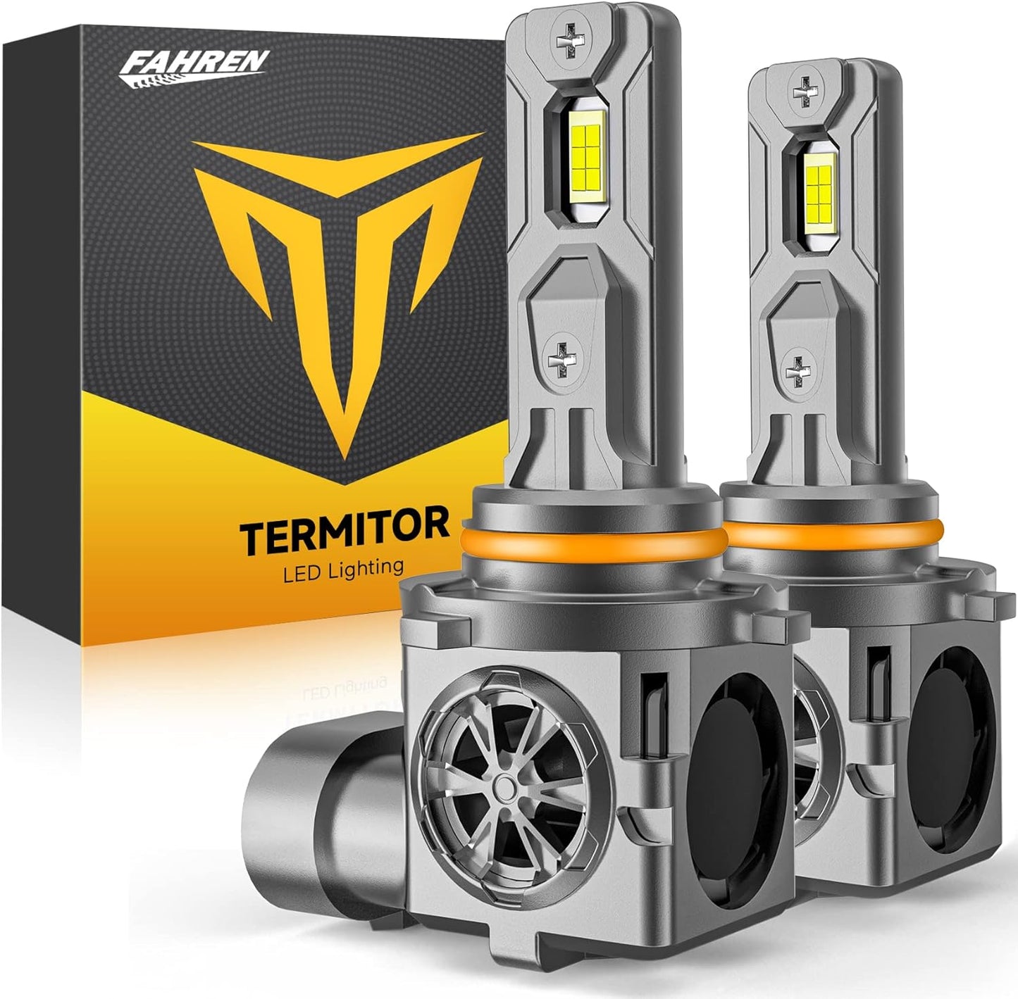 9006/HB4 Light Bulbs, 60,000LM 10X Super Brighter, 1:1 Halogen Size, 70,000Hrs Lifespan, 6500K White, Plug and Play Fog Light Bulbs, Canbus Ready, Pack of 2