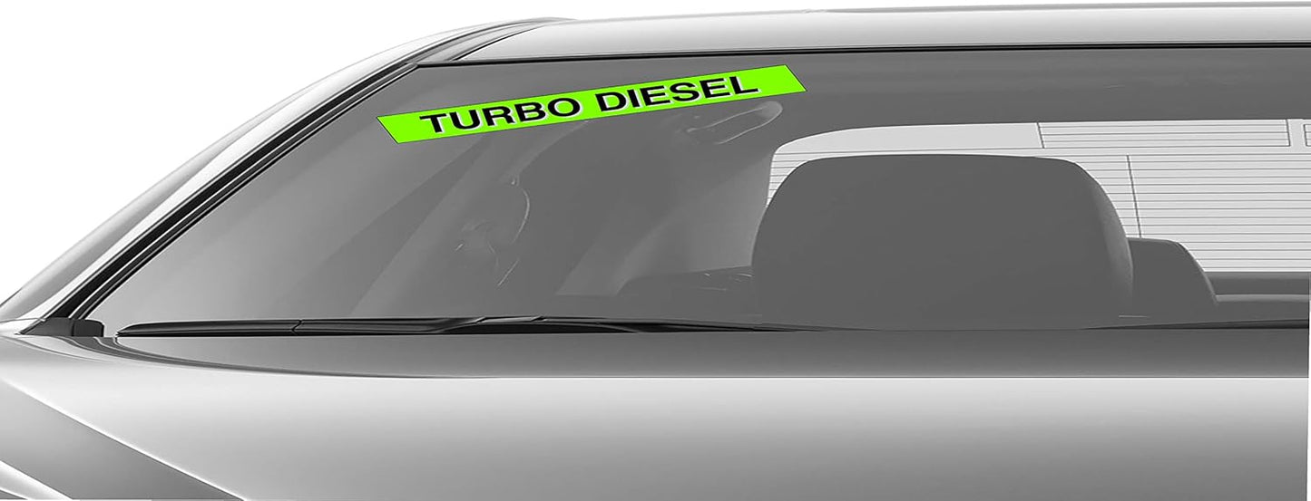 Ez-line Vinyl Windshield Stickers 3 Dozen 15 Inch Chartreuse Slogan Dealership Pro Pack for Car Lots (EZ115-Pack7)