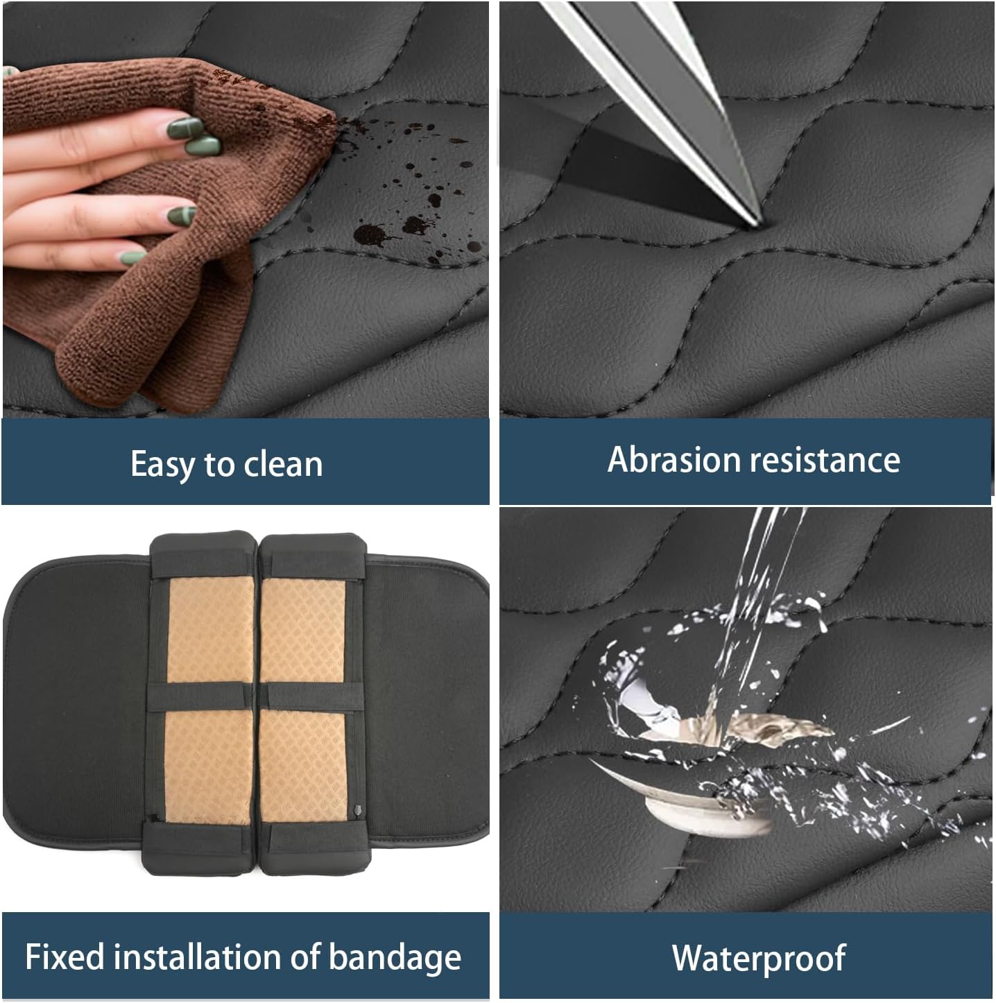 Ruiya GLA250/GLA250 4MATIC/AMG GLA35/AMG GLA45 Armrest Cover,for GLA250 Mercedes Benz Accessories Center Soft Comfy Console Lid Cover Compatible with 2020-2025 Mercedes Benz GLA H247