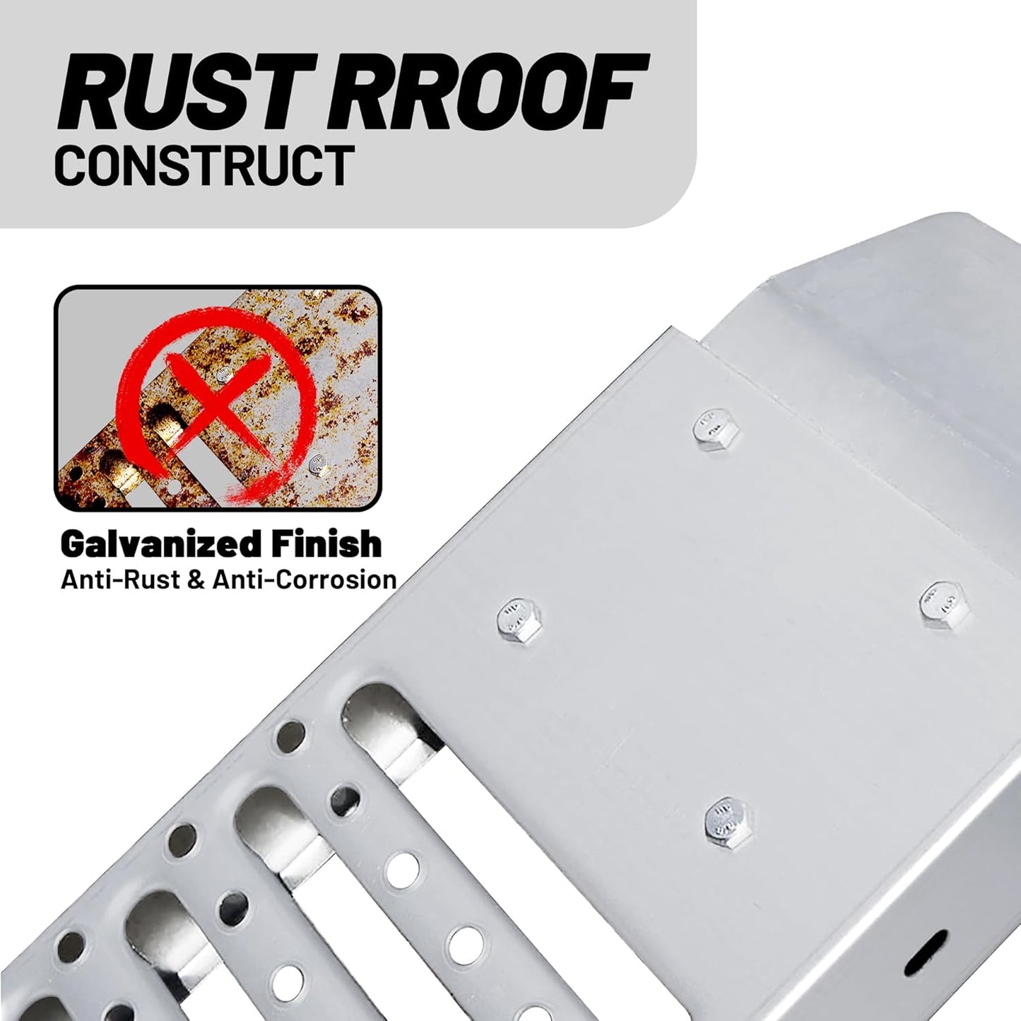 Rockland 72" x 9" Steel Truck Ramps, 1000 LBS Capacity, Portable Trailer Ramps for Motorcycles, Ebikes, Dirtbikes and ATVs, Heavy Duty Loading Ramps Ideal for Trailer Pickup Truck, 2 Pcs