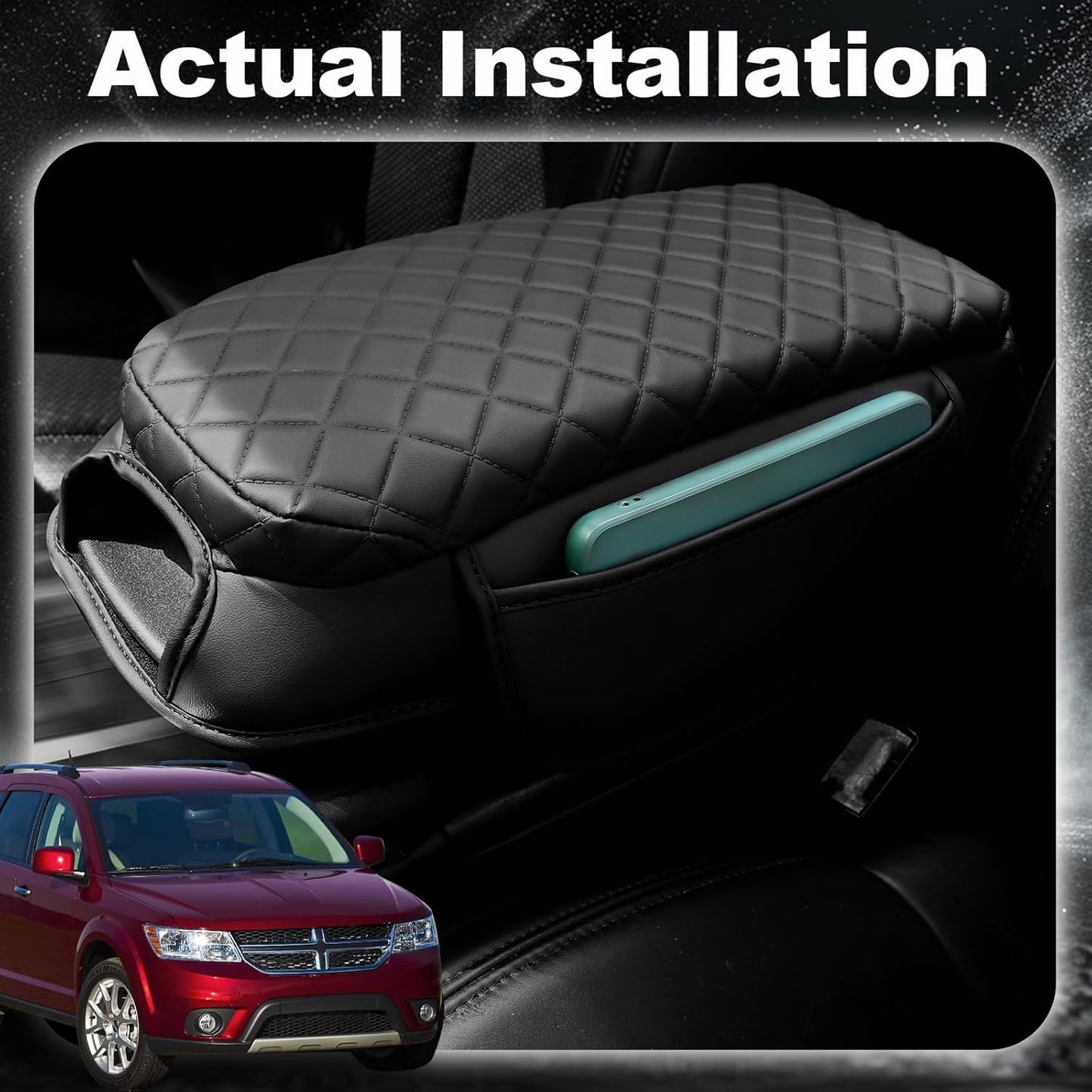 Center Console Armrest Cover for 2011-2020 Dodge Journey Cushion Pad Armrest Box Cover Protector Dodge Journey Interior Accessories (Journey11-20 pad)