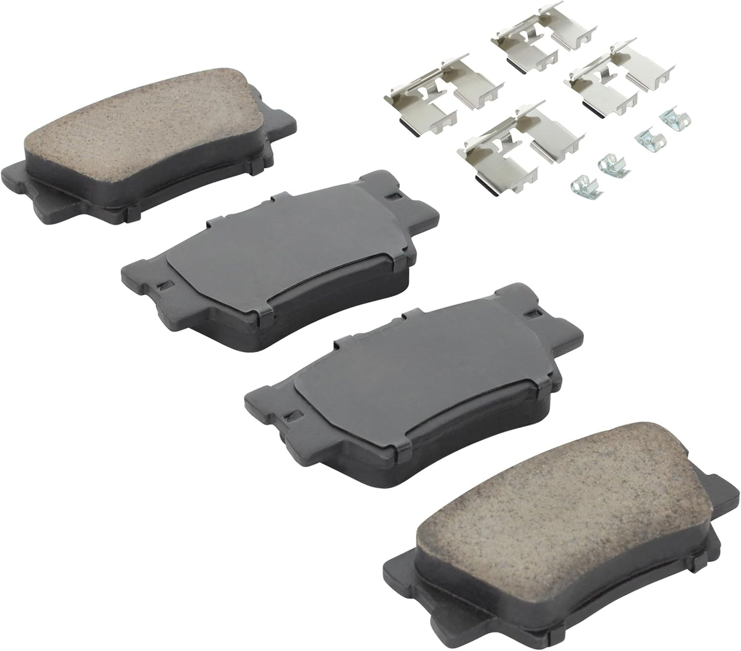 Premium Ceramic Rear Brake Pads (1001-1212AC) Compatible with Toyota RAV4 2006-2018