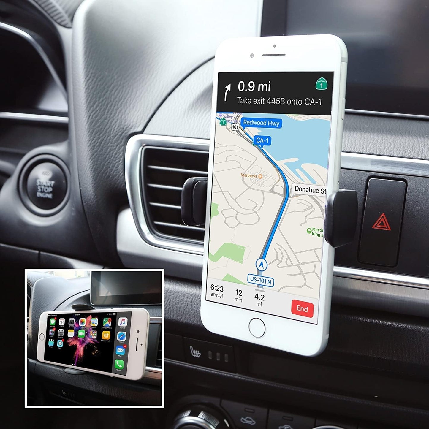 Kenu Airframe Pro | Universal Vent Car Phone Mount Holder for iPhone, Android, Pixel, Samsung, LG, Moto, Huawei, Nokia, and Large to XL Smartphones