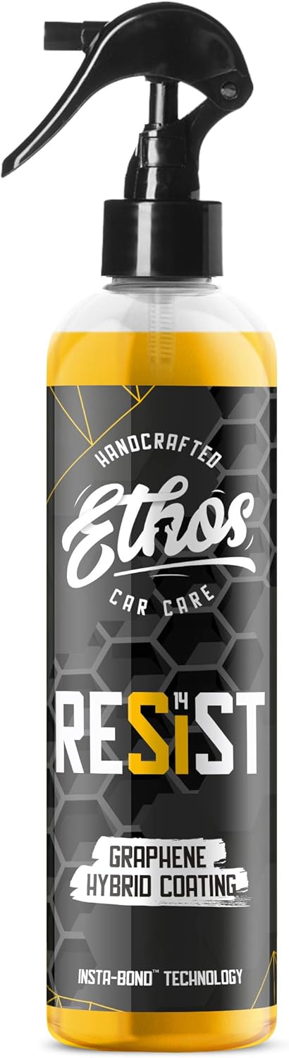 Ethos Resist - UV Ceramic Coating for Cars - Reduces Water Spotting - Enhances Coatings - Graphene Ceramic Coating Protection for Car, Boat, RV, Truck