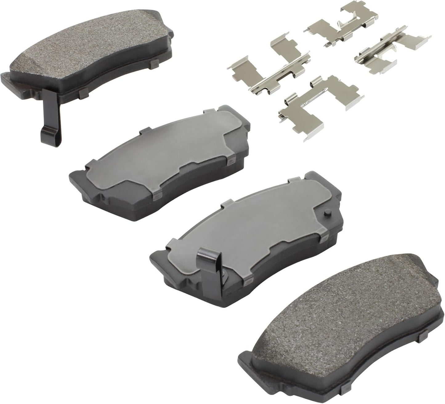 Premium Ceramic Front Brake Pads (1001-0510C) Replacement for Nissan NX 1993-1991, Sentra 1994-1991, Tsubame 2004-1996, Tsuru 2014-1992