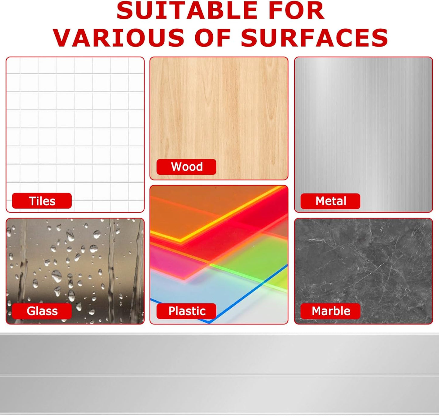 Flexible Wall Corner Protector Moulding Trim Peel and Stick Wall Corner Guards Edge Protector Self Adhesive Molding Trim Strip for Edge Ceiling (Silver, 1.6 in x 40 Ft)