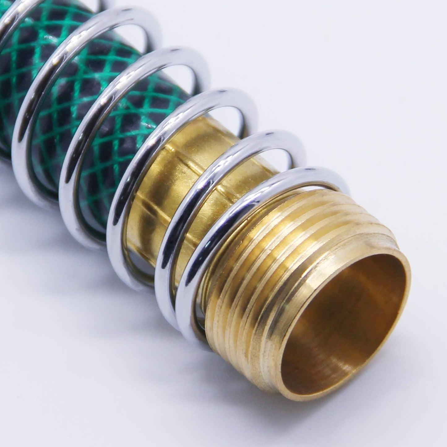 Garden Hose Extension Adapter, Hose Kink Protector with Coil Spring, 2 Pack