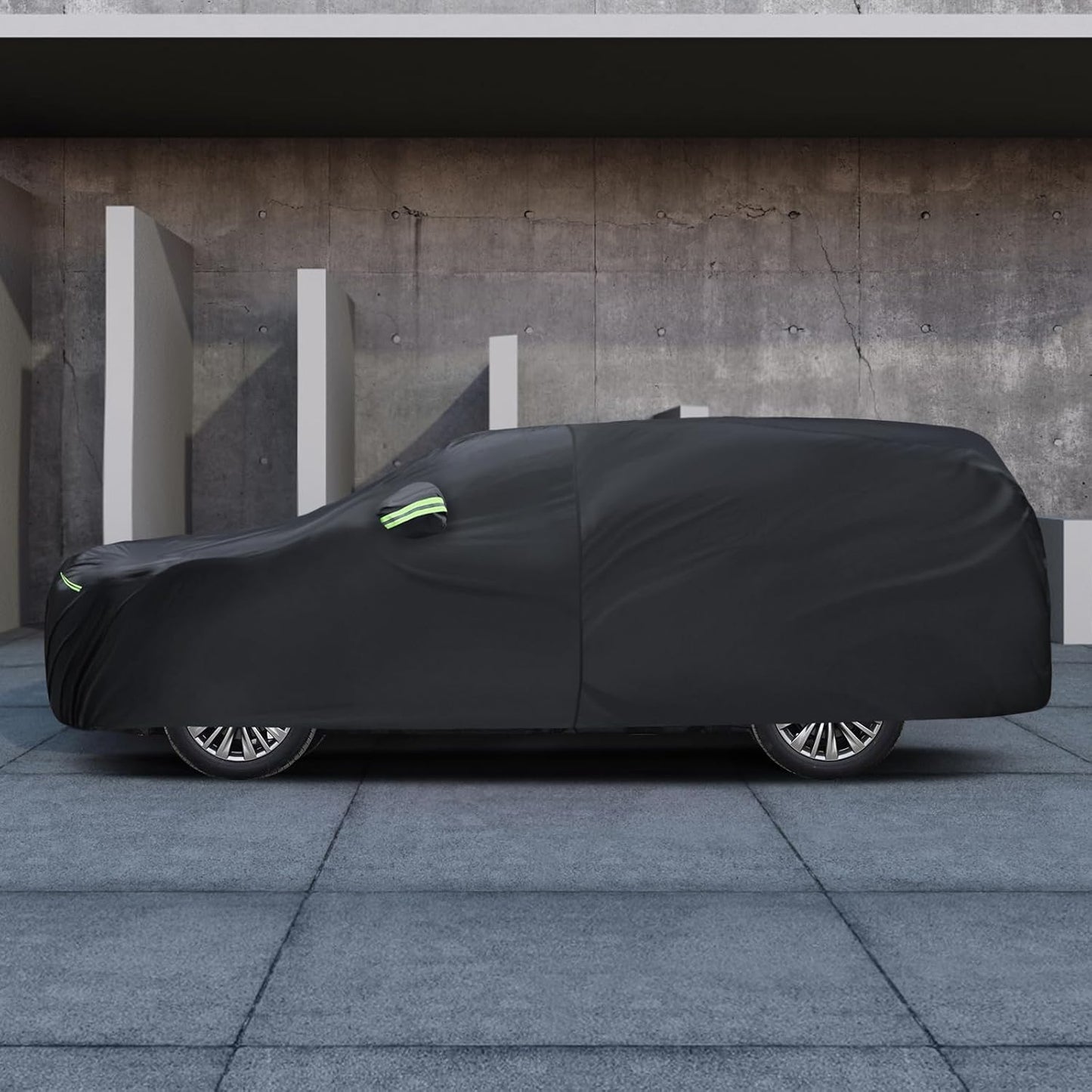 Car Cover Custom Fit for Toyota Highlander 2001-2025, Migaven Waterproof Full Exterior Cover Sun Rain Protection with Door Zipper and Cotton Lining