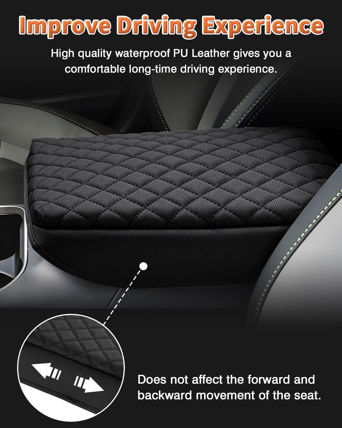 Shademax Center Console Cover for Subaru Outback 2020-2025 2026 Accessories Armrest Cover Cushion Pad for Subaru Outback Wilderness/Base/Premium/Onyx Edition/Limited/Touring Armrest Seat Box Protector