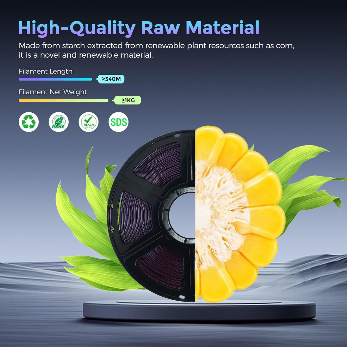 FLASHFORGE PLA Filament 1.75mm +/- 0.02mm Marsala, Color Changeable 3D Printer Filament 1kg (2.2lbs), Chameleon 3D Printing Filament Changing Colors with Light and Angle