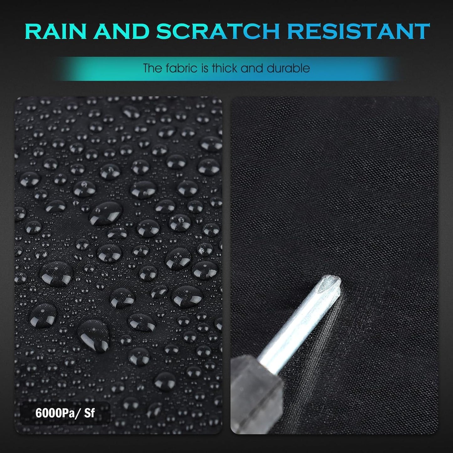 Car Cover Waterproof All Weather for Automobiles, Size A4 Universal Fit for Sedan Dodge Charger, Lincoln mkz, Hyundai Genesis, Ford Taurus, Buick Lacrosse, Mercedes Benz S-Class etc.(199 to 208 inch)