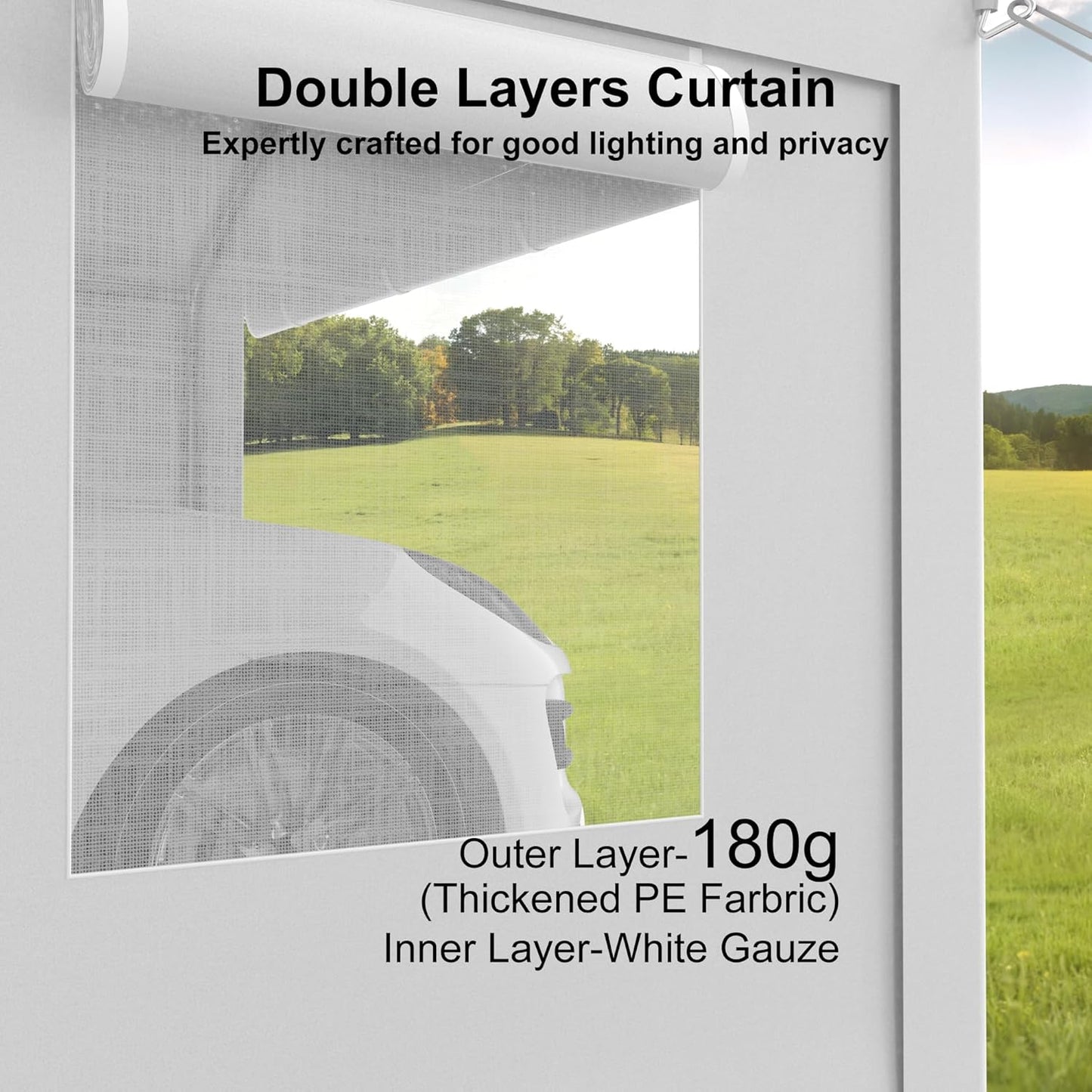Heavy Duty Carport, Portable Garage with 4 Doors & 4 Window，Upgraded Carport with Reinforced Steel Poles, Uv Resistant All-Season Waterproof Tarp, for Car, Truck, Boat