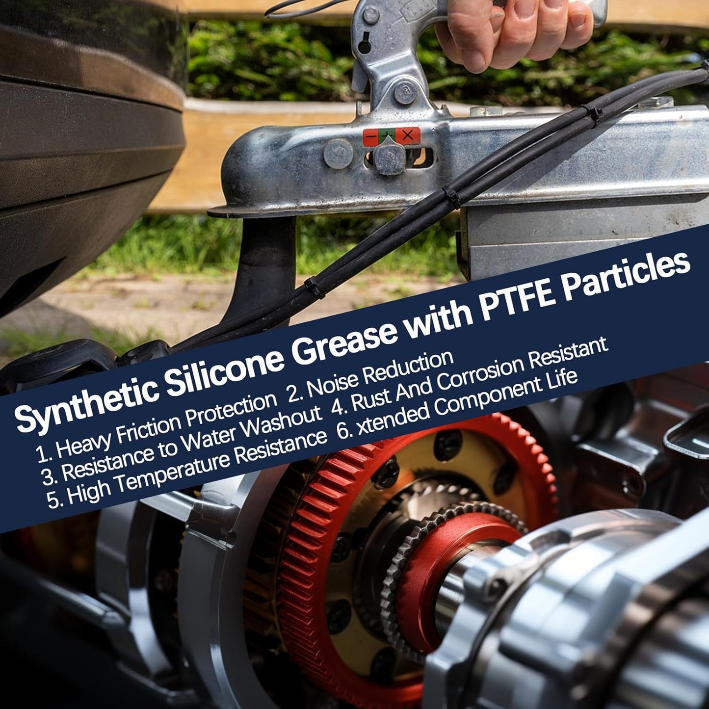 Dielectric Grease for Electrical Connectors Automotive Spark Plug Boot Battery Terminal Marine Dialectical Electronics Wiring Die Electric Contact Silicone Dialectric Grease 1 oz 1 Pcs