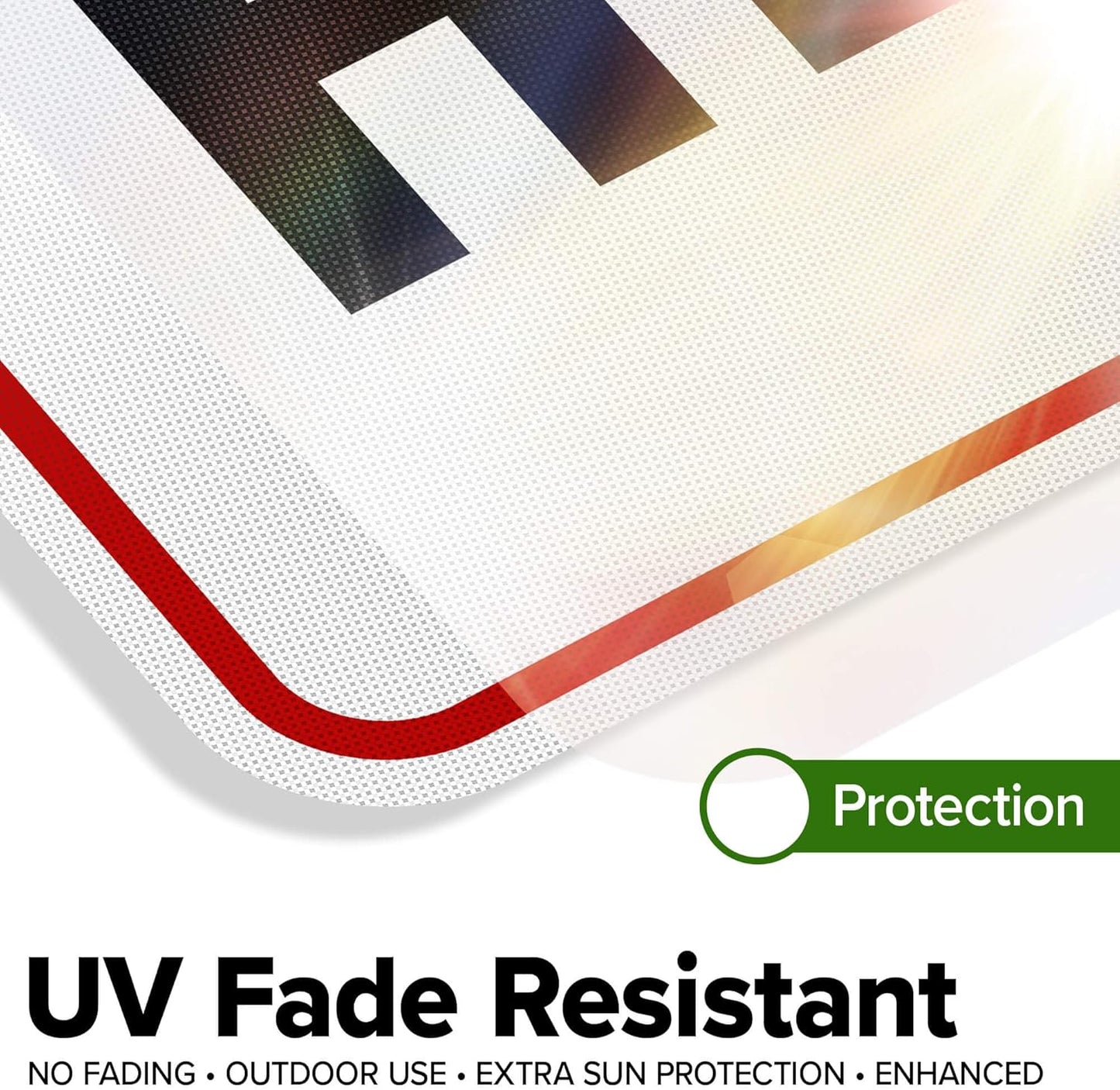 Custom Sign, Custom Sign for Business, Indoor/Outdoor use. 18x24 Inches, 3M EGP Reflective, Rust Free .080 Aluminum, Fade Resistant, Made in USA by My Sign Center (Header)