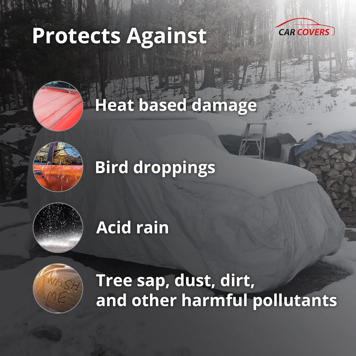 Car Covers Weatherproof Max Car Cover & Warranty Compatible with Porsche 1974-1977 911 2.7 Litre G, H, I, J Series – Outdoor Cover Theft Cable Lock Car Accessories Better Than Waterproof