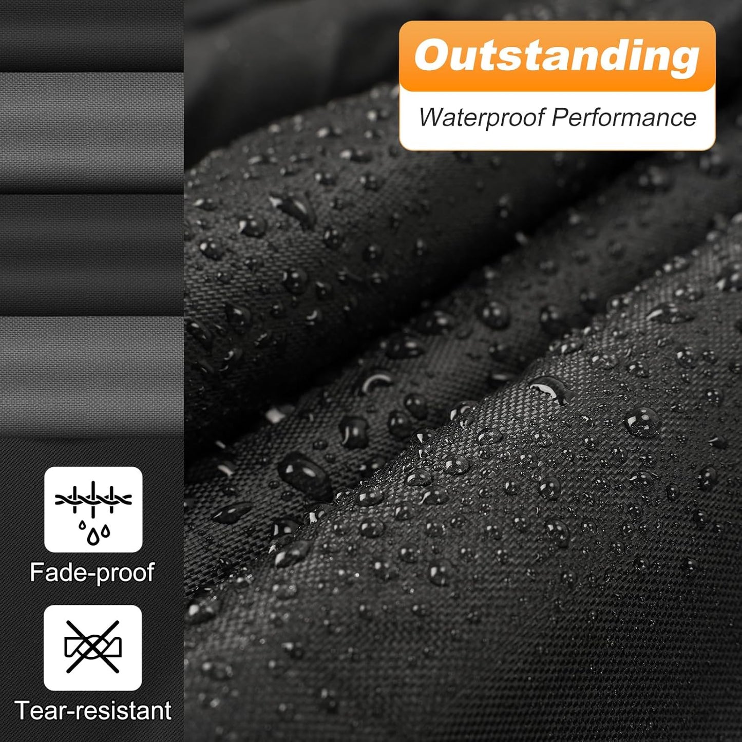 QUNSUNUS Car Cover for Ford Thunderbird 1958-1971/1977-1979 Waterproof All Weather 420D Windproof for Ford Thunderbird Car Cover Hail Protection with Zipper