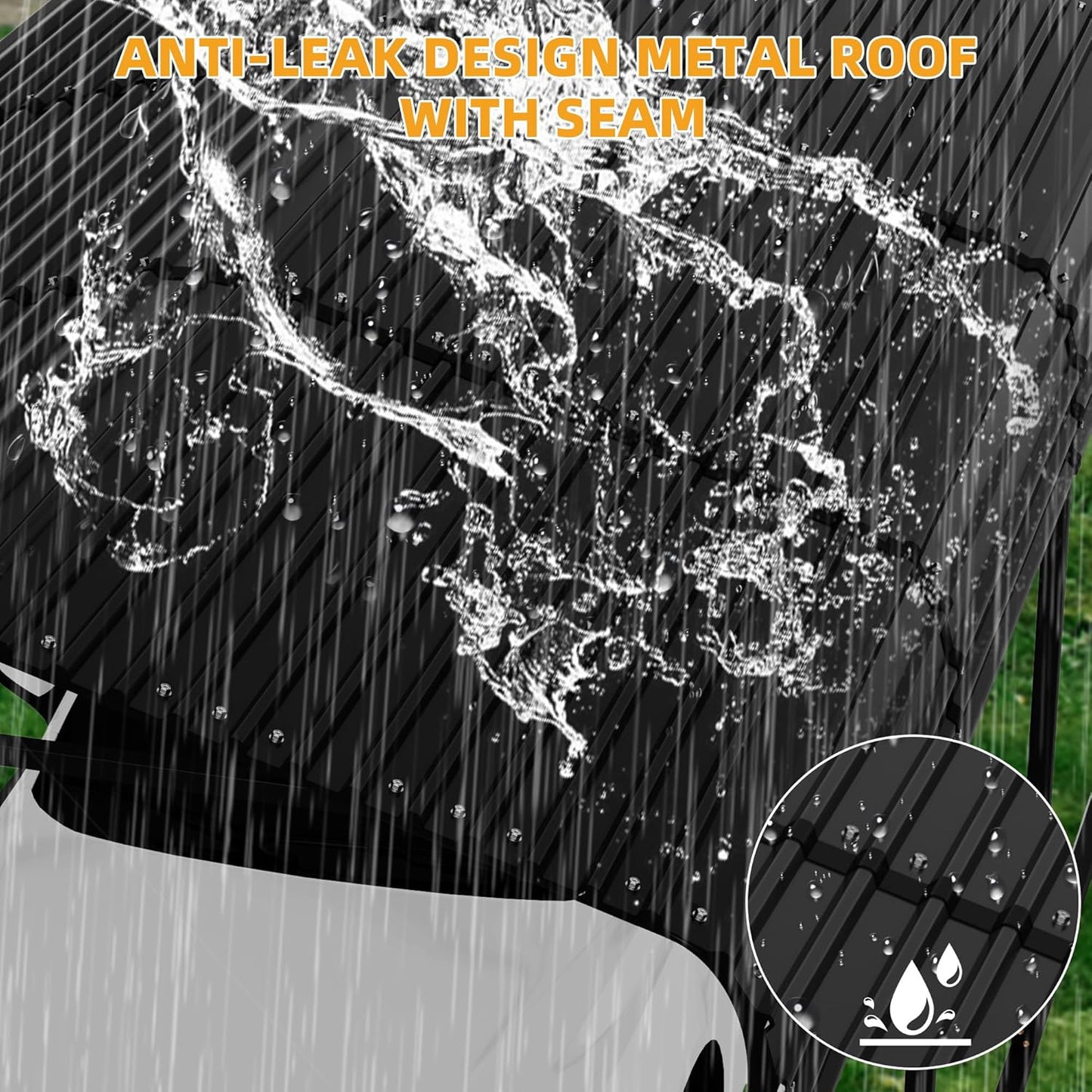 20' x 20' Heavy Duty Metal Carport with Galvanized Steel Roof, Metal Roof Carport with Enhanced Base, Tall MetalCarport Kits Garage for Tractors, Pickup, Boat, Car