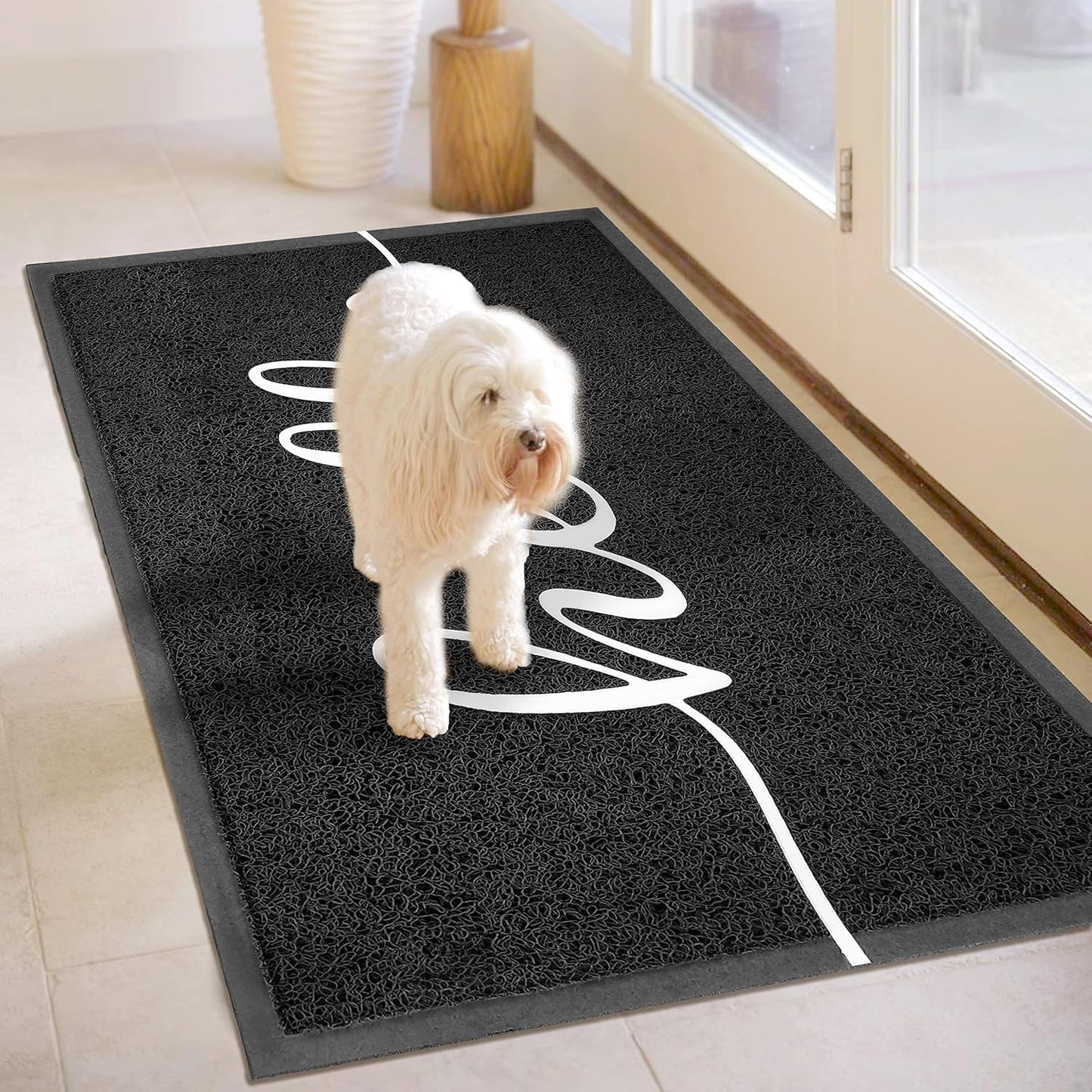 EARTHALL Funny Hello Mats Outside/Inside 48"x32", Front Door Mat Outdoor Entrance, Indoor Outdoor Mats for Home Entrance, Funny Doormat Outside/Inside Entrance, Front Porch Decor for Farmhouse