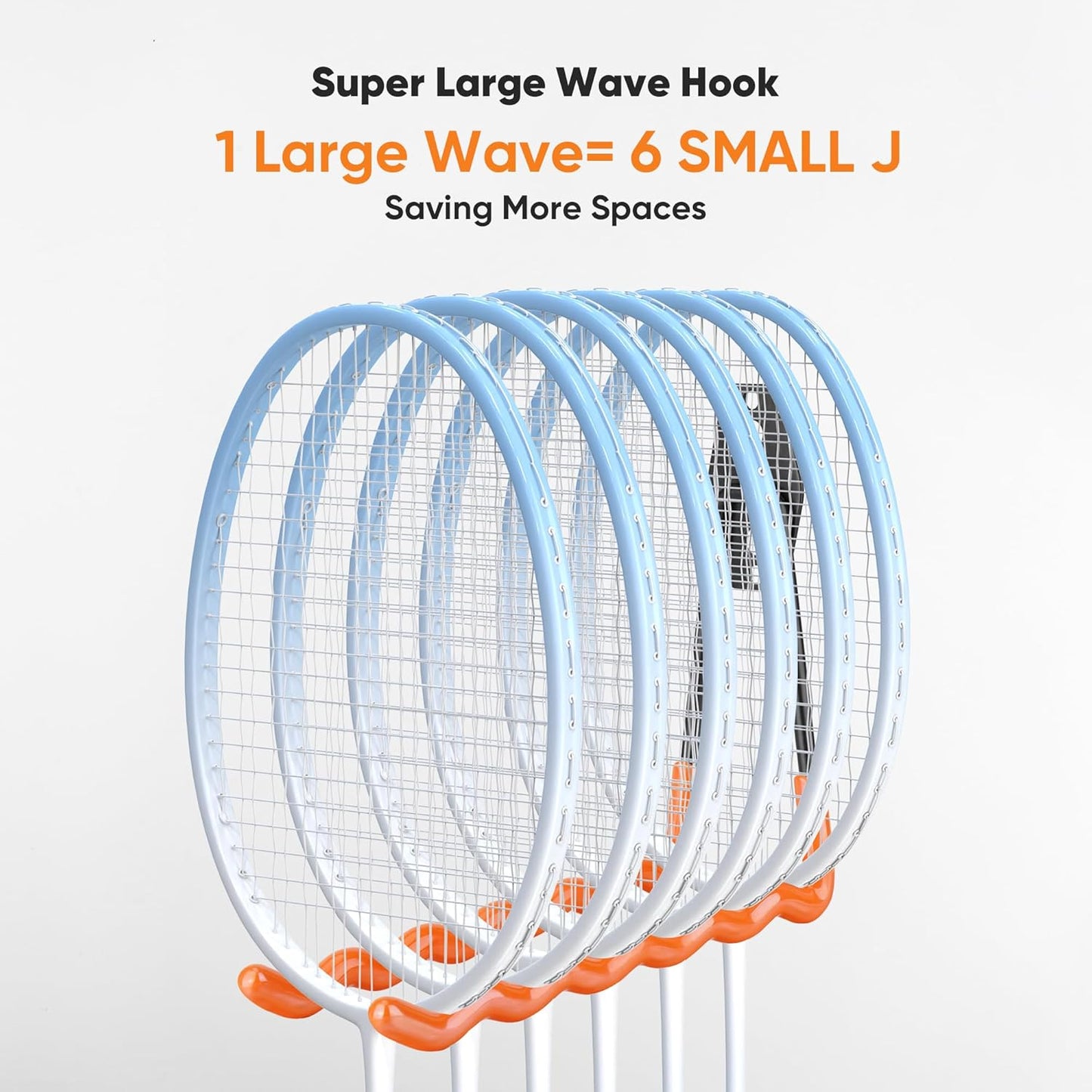 Nacial 18 Pack Garage Hooks Heavy Duty, Utility Steel Garage Storage Hook with 2 Extension Cord Storage Straps, Utility Garage Wall Mount Hooks for Hanging Bike, Ladder and Garden Tools, Orange