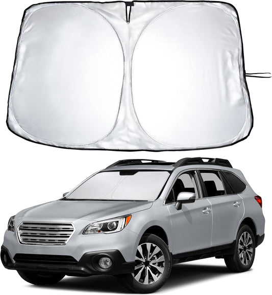 Econour Windshield Sun Shade for 2015 2016 2017 2018 2019 Subaru Outback Wagon Sunshade Window Sun Visor Protector Foldable Blocks UV Rays Keep Your Car Cooler
