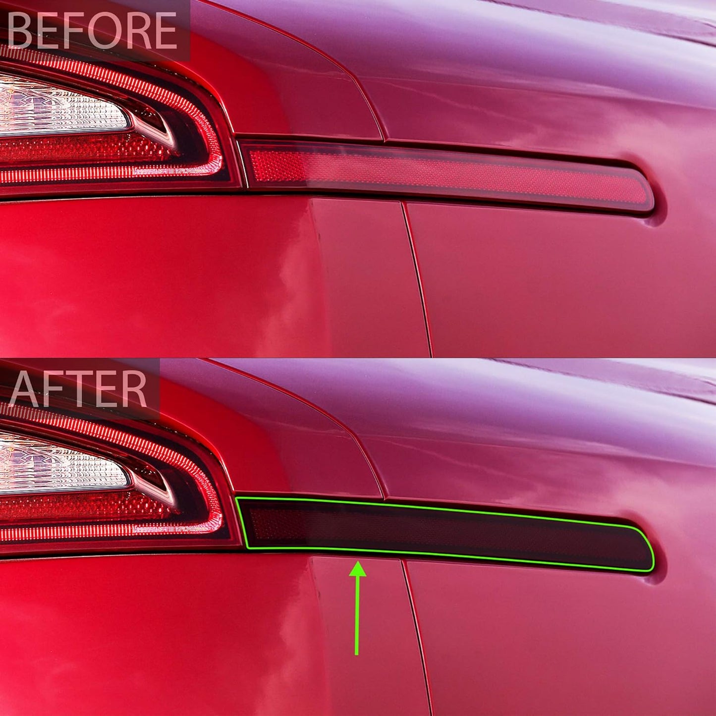 BOGAR TECH DESIGNS Sidemarkers Reflectors Lamp Precut Tint Kit Compatible with and Fits Kia Stinger GT (ONLY) 2018-2021, Dark