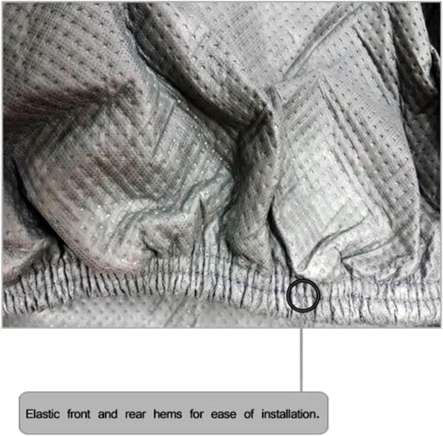 5 Layer Car Cover for Cadillac Series 75 1939, Semi Custom Fit Full Coverage Pollution, Dust, Sun, Snow, Rain, Hail All Weather Protection, Breathable