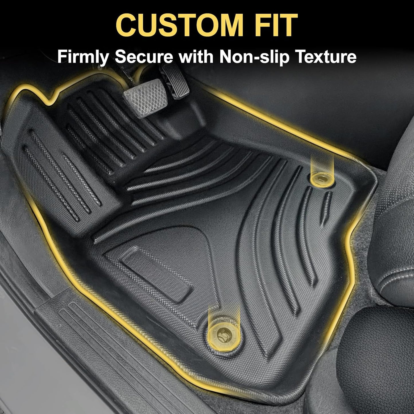 Full Set Floor Mats Custom Fit for 2023 2024 2025 Honda CR-V (Include Hybrid) All Weather Floor Mats 2025,Front&Rear Row Mats Liners &Trunk Bed mat,Honda CR-V Accessories 2025(4 PCS)