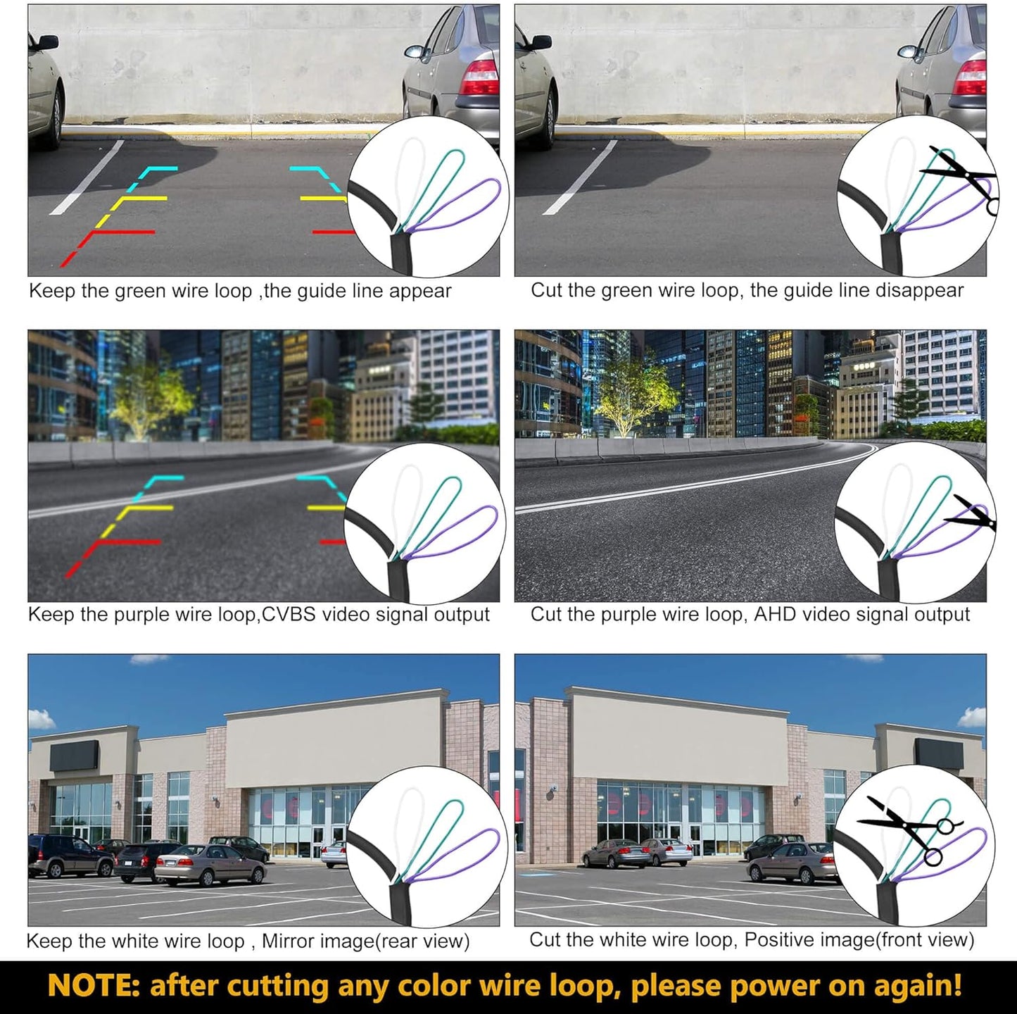 NATIKA Backup/Front View Camera: No Distorted Affect Starlight Night Vision HD Waterproof 720P AHD and TVI Hitch Backup/Reverse/Rear View Camera License Plate for Cars Pickup Trucks SUV RV Van