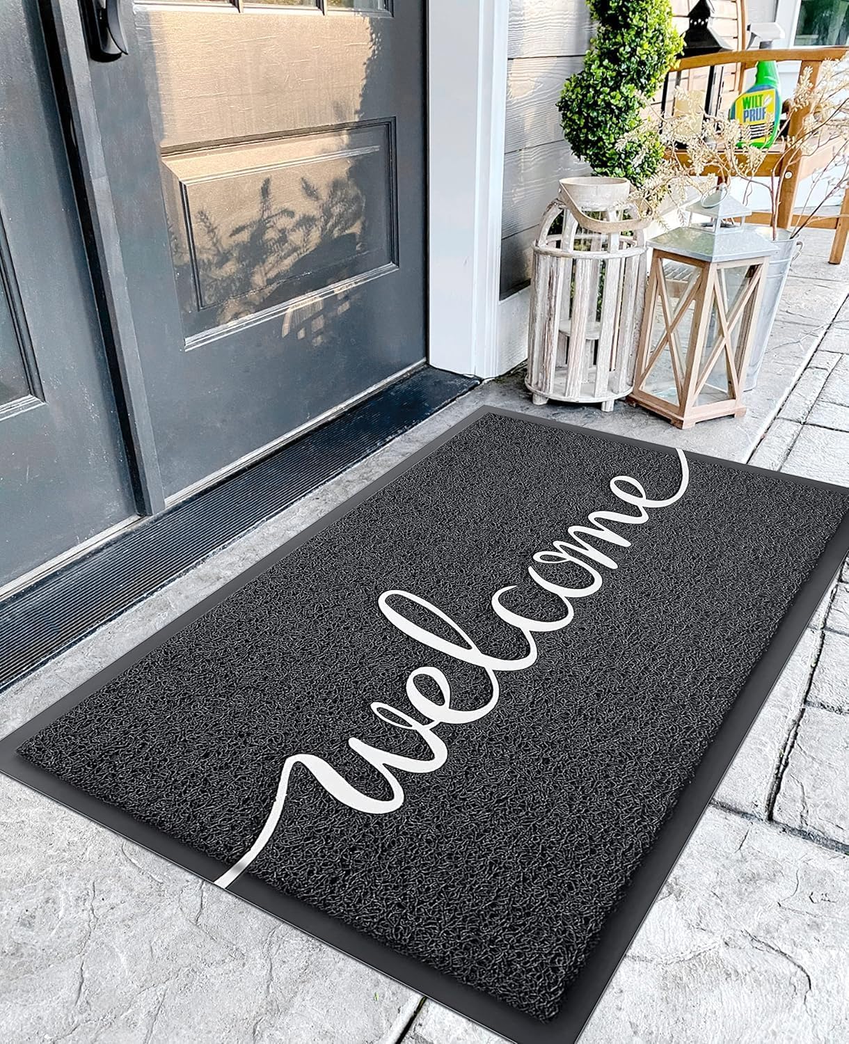 EARTHALL Funny Welcome Mats Outside/Inside 48"x32", Front Door Mat Outdoor Entrance, Indoor Outdoor Mats for Home Entrance, Funny Doormat Outside/Inside Entry, Front Porch Decor for Farmhouse