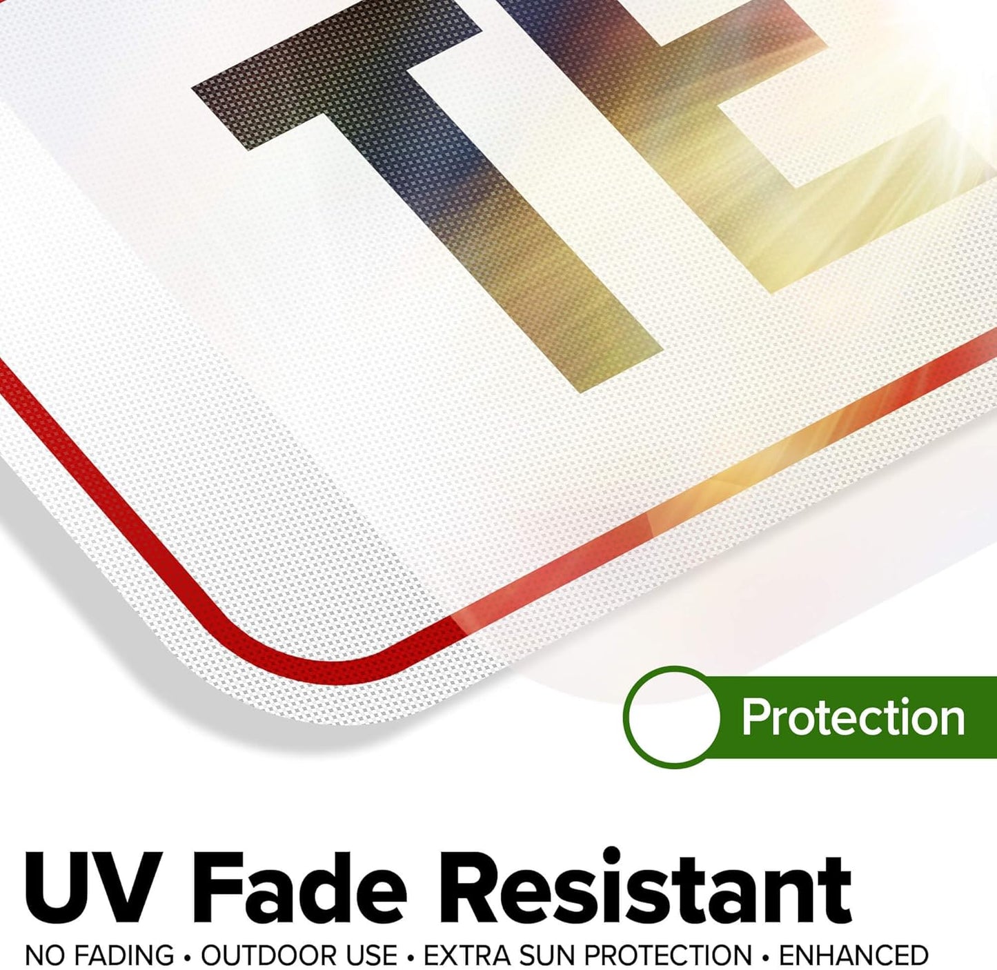 Custom Sign, Custom Sign for Business, Indoor/Outdoor use. 12x18 Inches, 3M EGP Reflective, Rust Free .063 Aluminum, Fade Resistant, Made in USA by My Sign Center (Header)