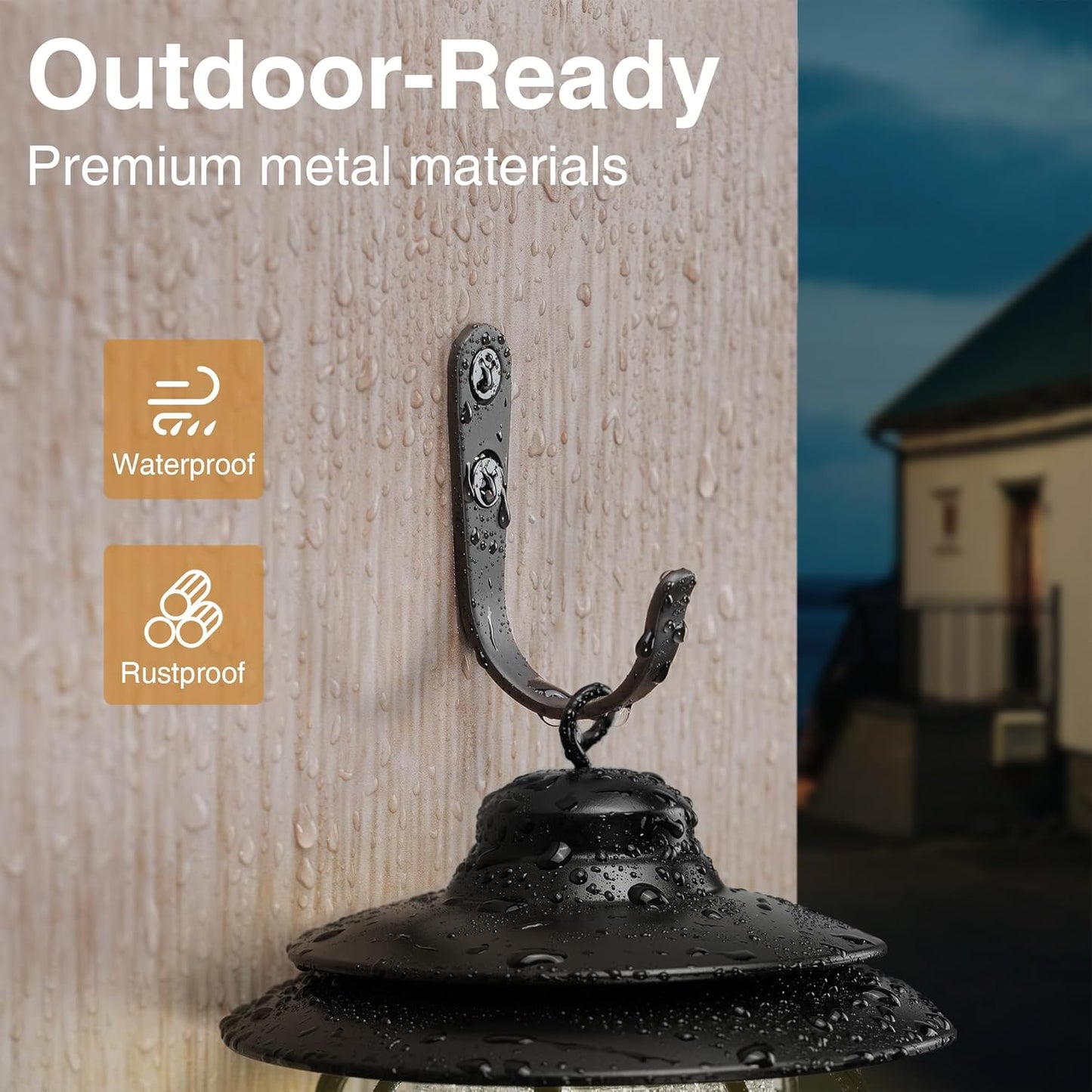 15Pcs Wall Hooks for Bathroom, Kitchen, Closet, and Garage - Black Metal Hooks for Hanging Coats, Towels, Hats, Keys, Bags, and Coffee Cups - Holds Up to 40 lbs