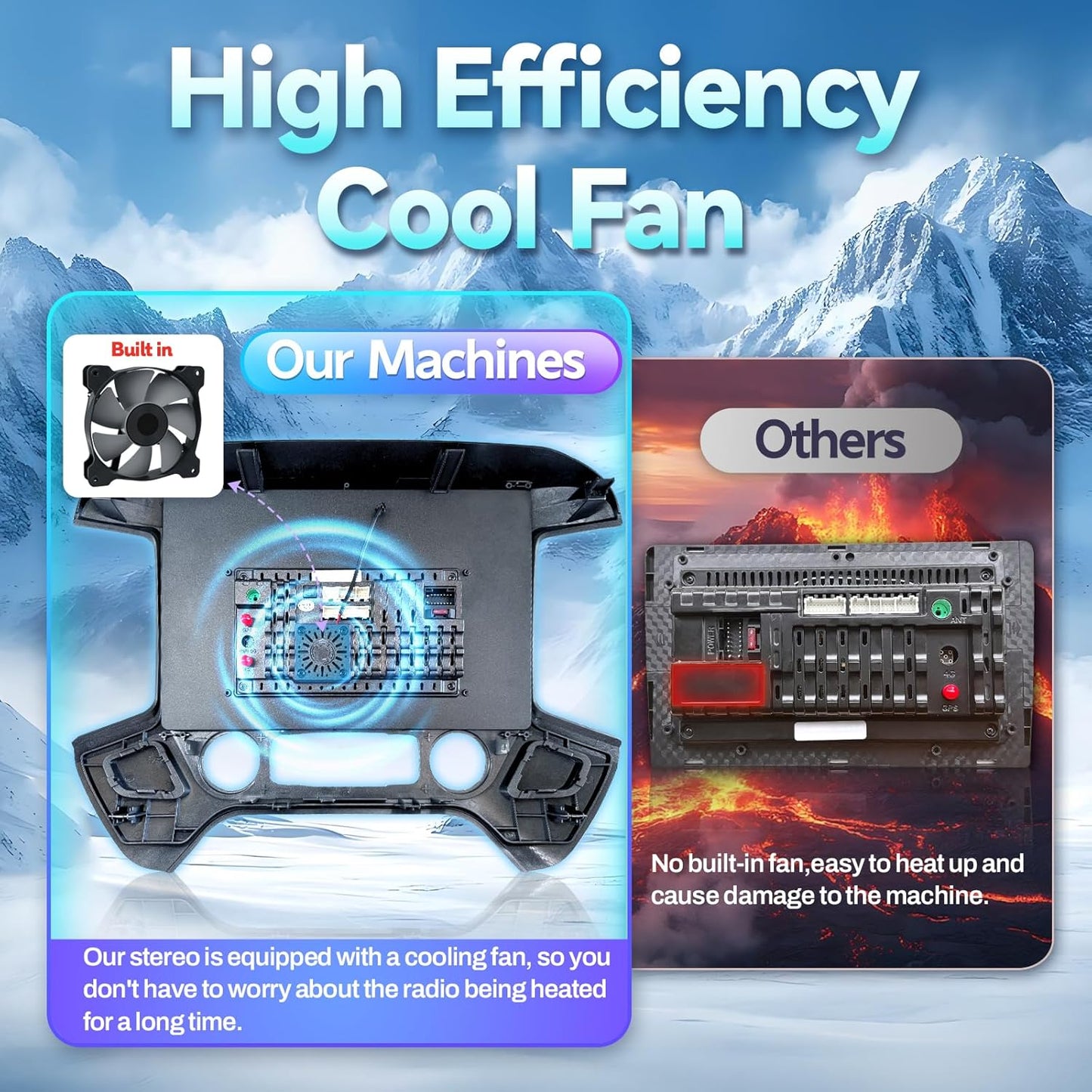 13.1" 8Core 8+128G Car Radio for Chevy Silverado GMC Sierra 2014-2018,5Ghz WiFi Android 12 2K Screen Radio Wireless CarPlay Android Auto BT DSP 48EQ Backup Camera Mic,Black