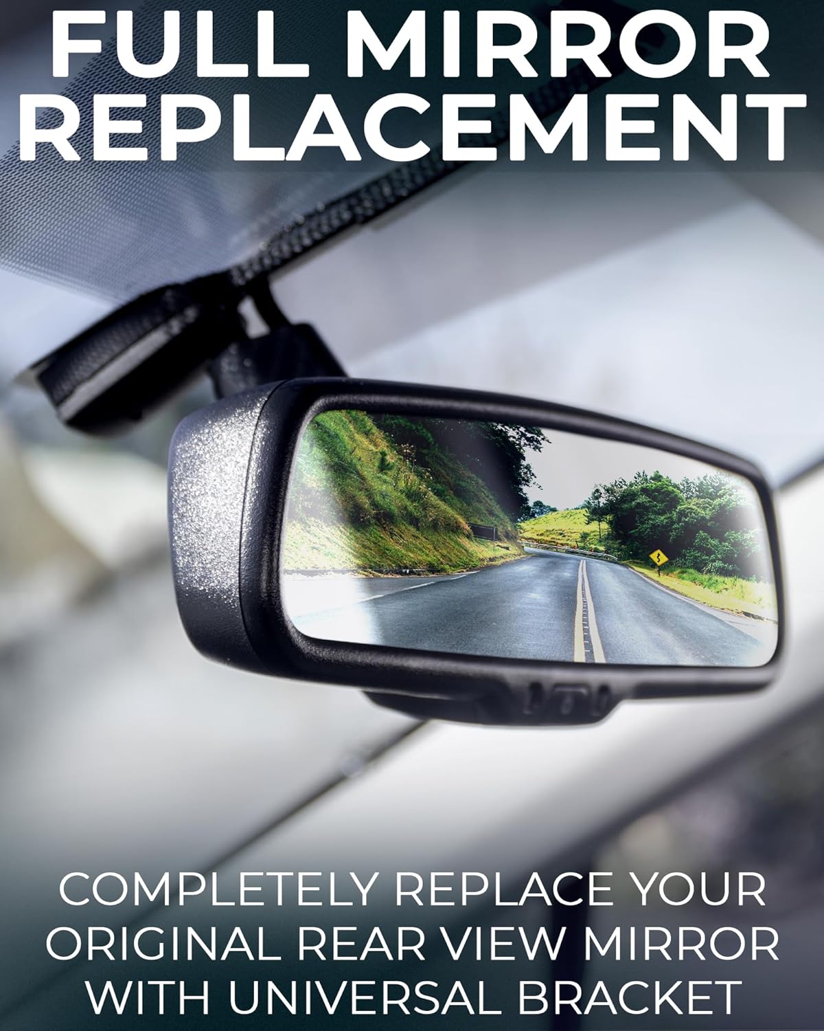 Master Tailgaters 10" OEM Rear View Mirror Dash Cam with 10" LCD Screen | Rearview Universal Fit | 1080p 30fps HD DVR | Dual Way Video Recorder with WiFi | Anti Glare | 1080p Backup Camera Included