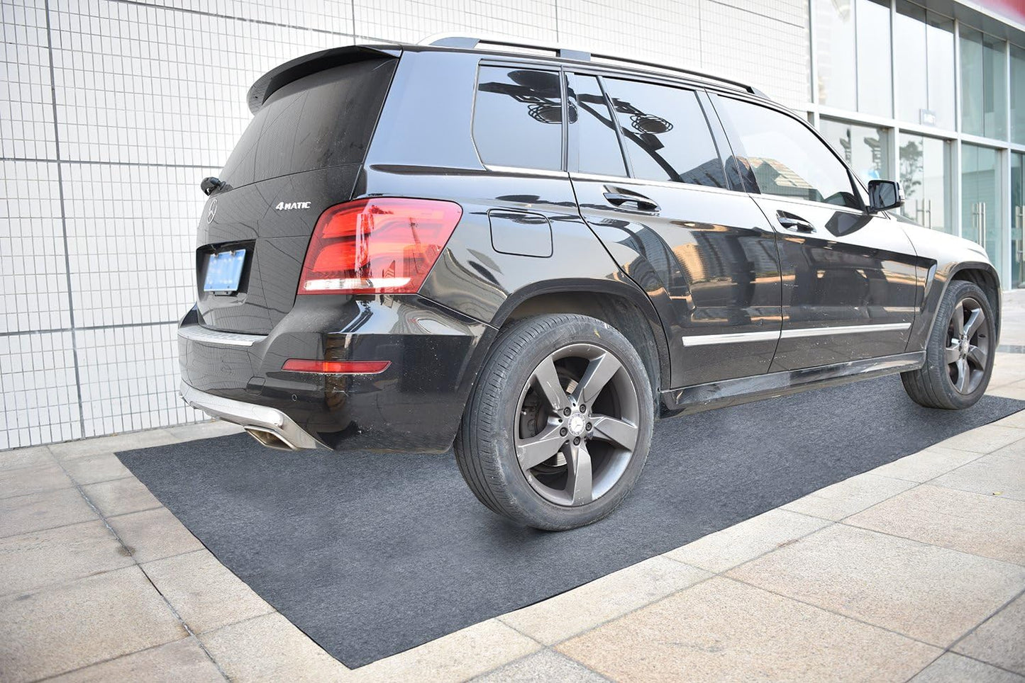 Garage Floor Mat,Absorbent Fabric,Anti-slip and Waterproof Backing,Washable,Garage and Shop Parking Mats(21Feet x 7.6 Feet)