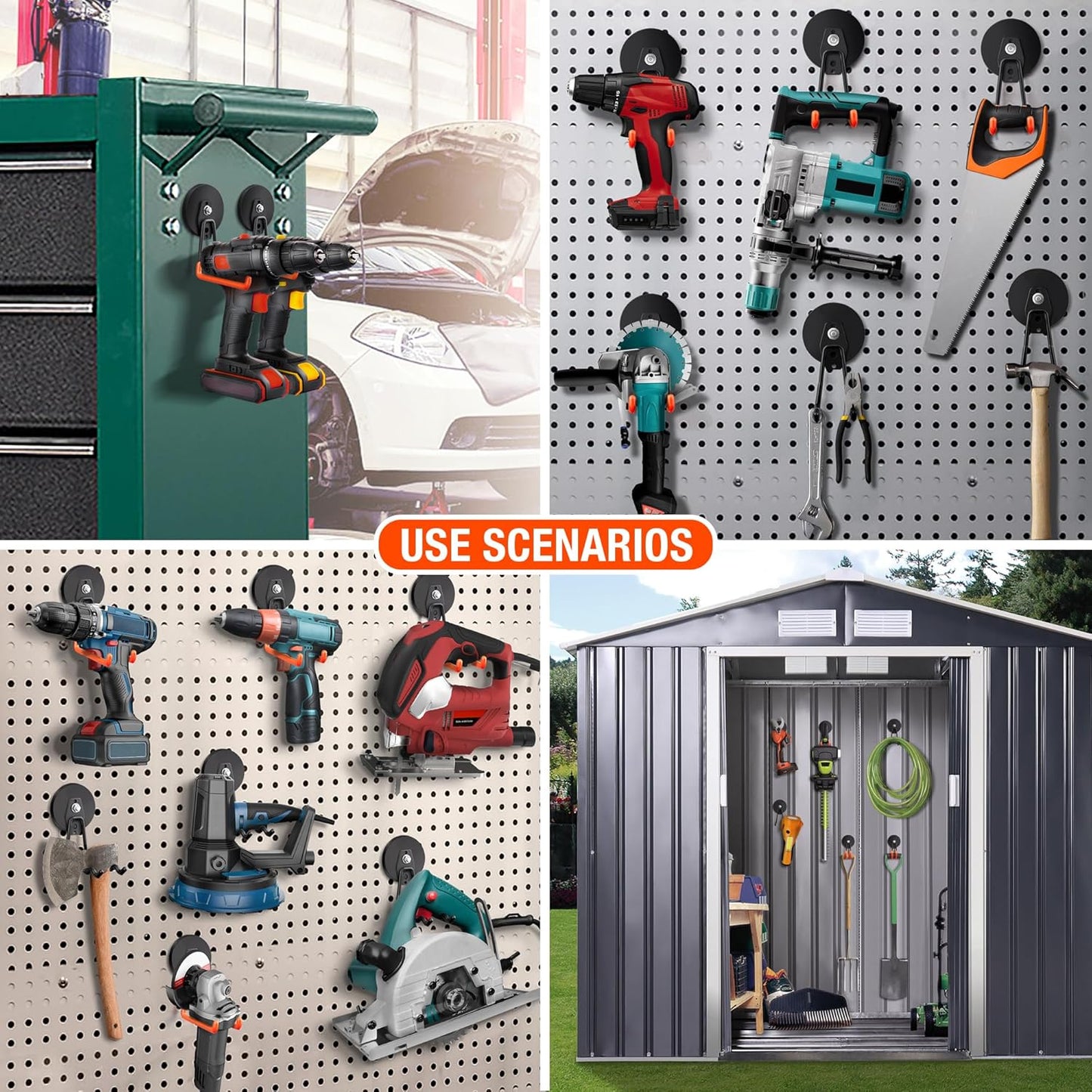 2Pcs Large Strong Magnetic Hooks for Hanging Heavy Duty, 3.5in Neodymium Magnet Storage Utility Hooks, Steel Long Magnetic Holder/Hanger Hook Organizer for Hanging Garage/Garden/Power Tools