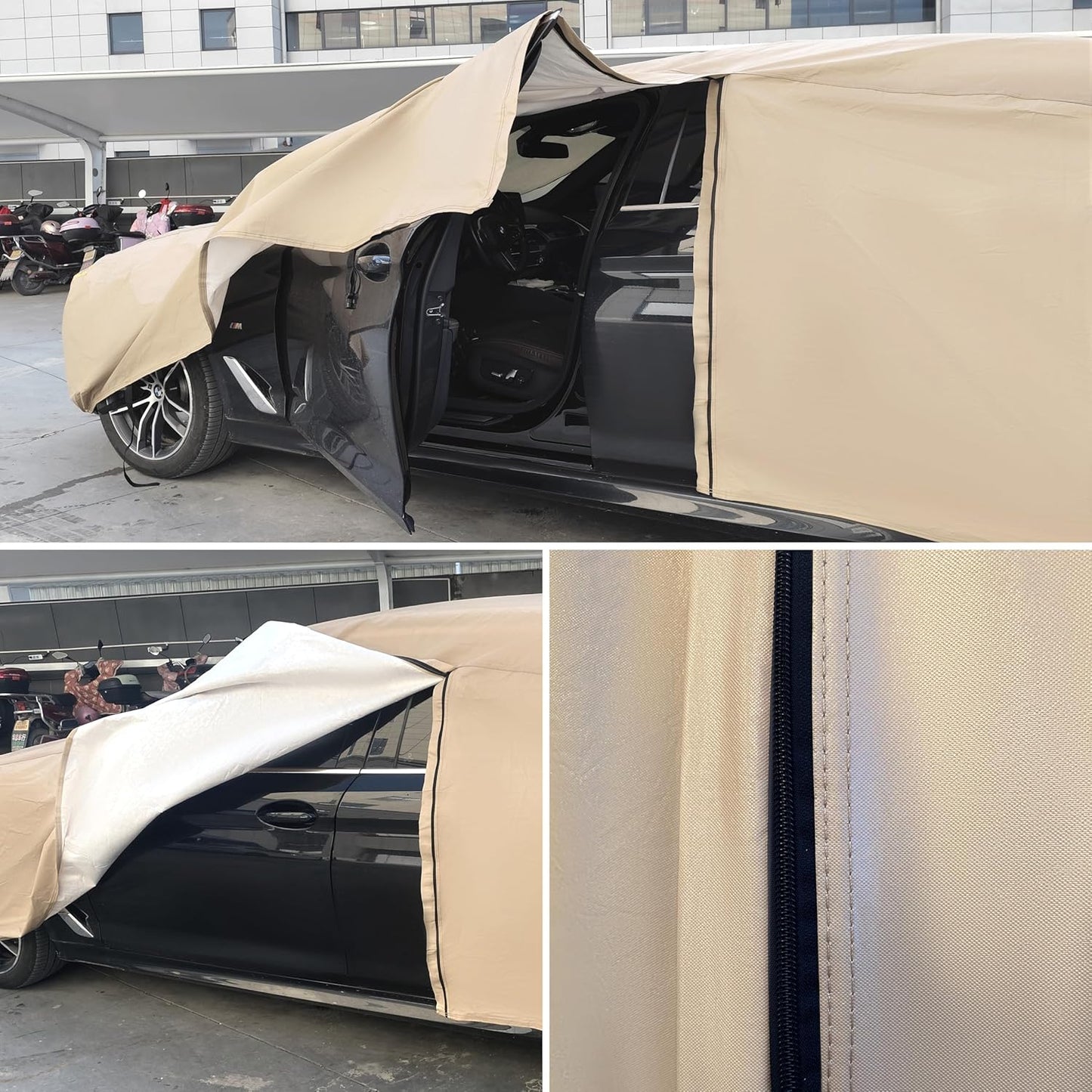Heavy Duty Outdoor Car Cover Custom Fit for Beetle Bug,Windproof All Weather Waterproof Sun Rain UV Dust Snow Protection Outdoor Car Covers